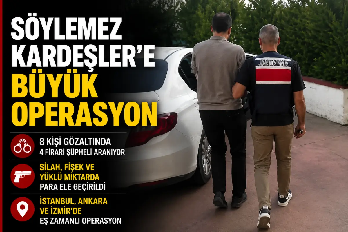 Söylemez Kardeşler Suç Örgütüne Operasyon