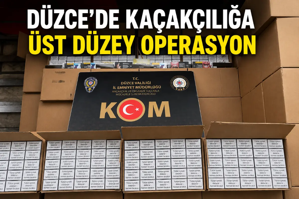 Düzce’de Kaçakçılık ve Terör Suçlarına Operasyon: 11 Kişi Hakkında İşlem