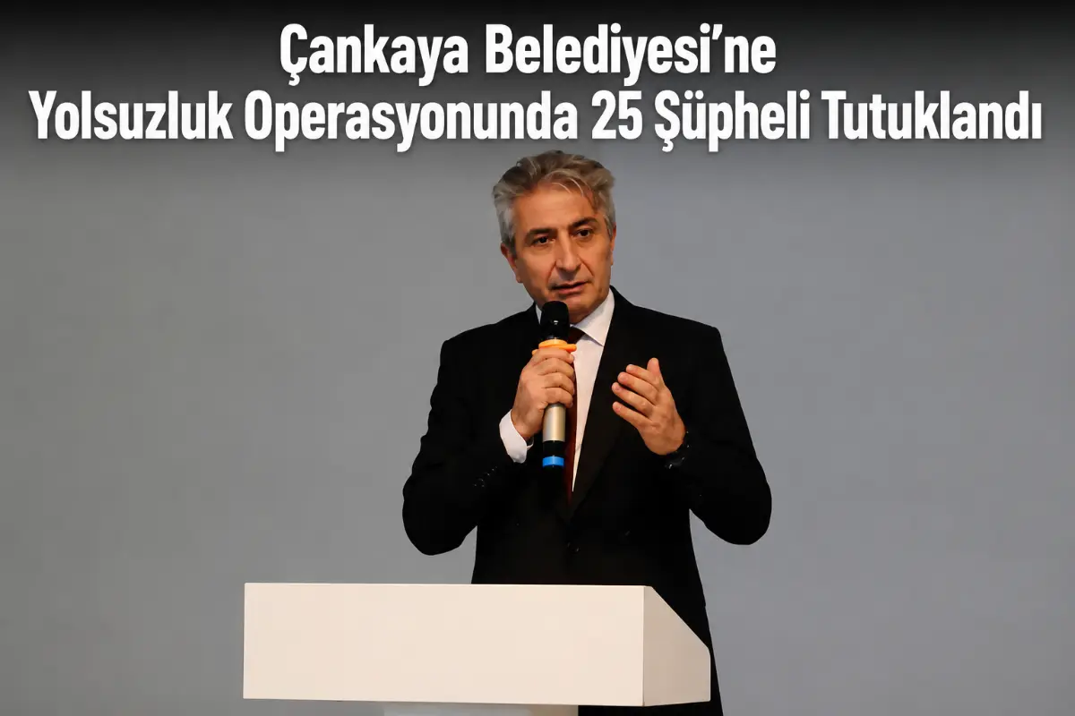 Çankaya Belediyesi Soruşturmasında 25 Şüpheli Tutuklandı